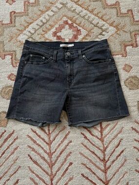 Levi’s gray Wash denim shorts 29